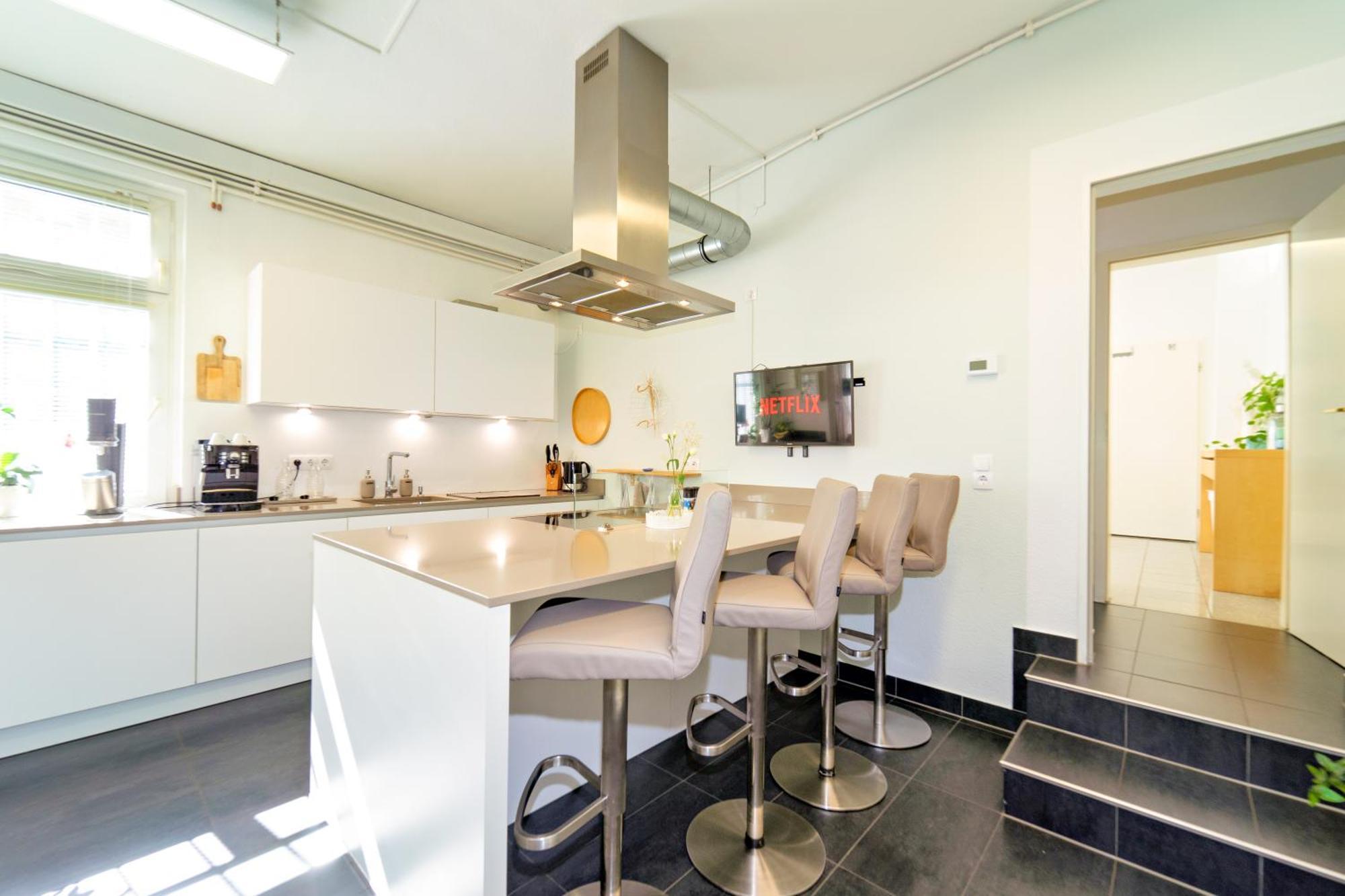 Loft House 170qm, Central, Own Garden, Parking Lot Holiday home Offenbach am Main